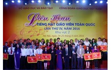 Tưng bừng “Liên hoan tiếng hát giáo viên toàn quốc lần thứ IV” khu vực 2 tại Thủ đô Hà Nội
