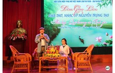 Công đoàn Trường Đại học Vinh tổ chức kỷ niệm 87 năm Ngày thành lập Hội LHPN Việt Nam và giao lưu Nhà thơ, nhạc sỹ Nguyễn Trọng Tạo