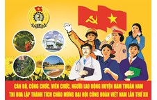 Tổ chức đợt cao điểm tuyên truyền các hoạt động nổi bật hướng tới Đại hội XII Công đoàn Việt Nam