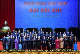  Khai mạc trọng thể Đại hội XIII Công đoàn Việt Nam